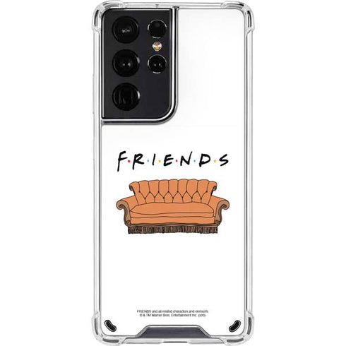 Warner Bros FRIENDS Couch Galaxy S21 Ultra 5G Clear Case
